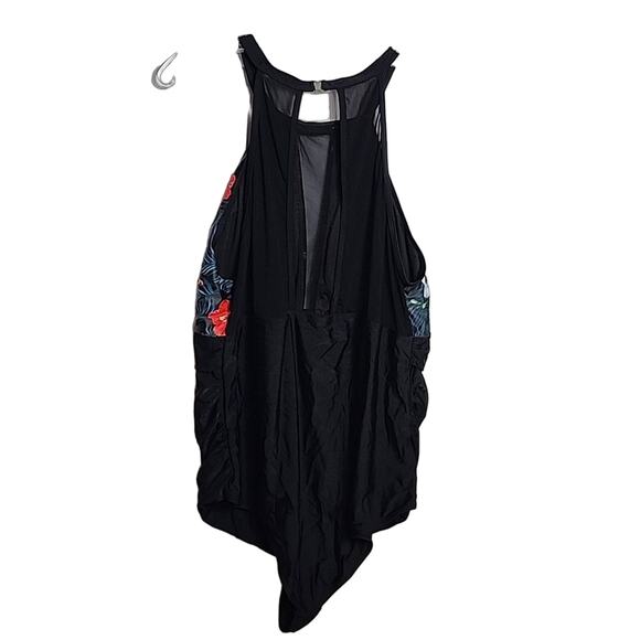 Aqua Eve One Piece Hibiscus Swimsuit, NWT, 28W - Picture 5 of 8